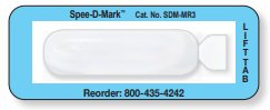 Radiology Skin Marker MRI Spee-D-Mark™ Oblong General Use SDM-MR3