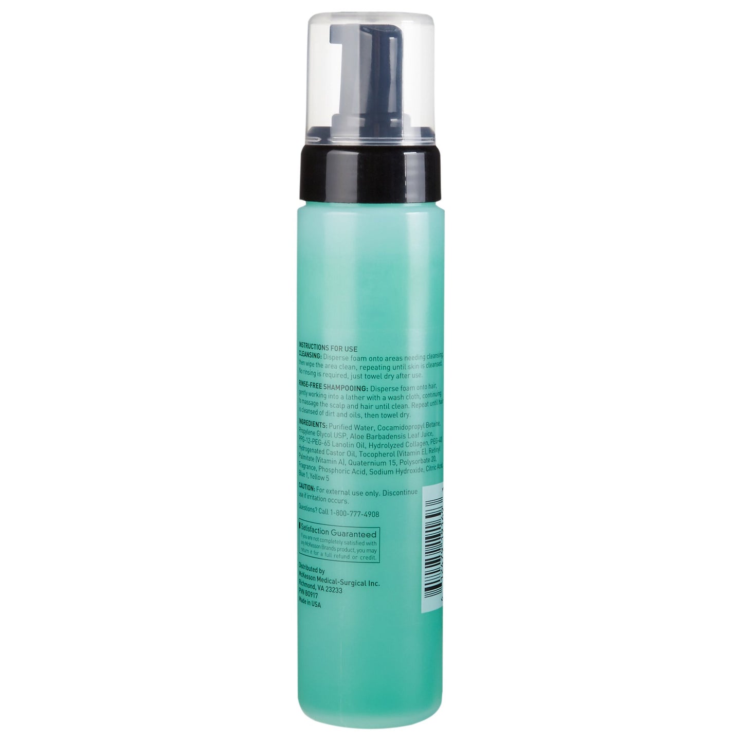 McKesson Rinse-Free Body Wash, Cucumber Melon Scent, 9 oz Pump Bottle 53-22952-9