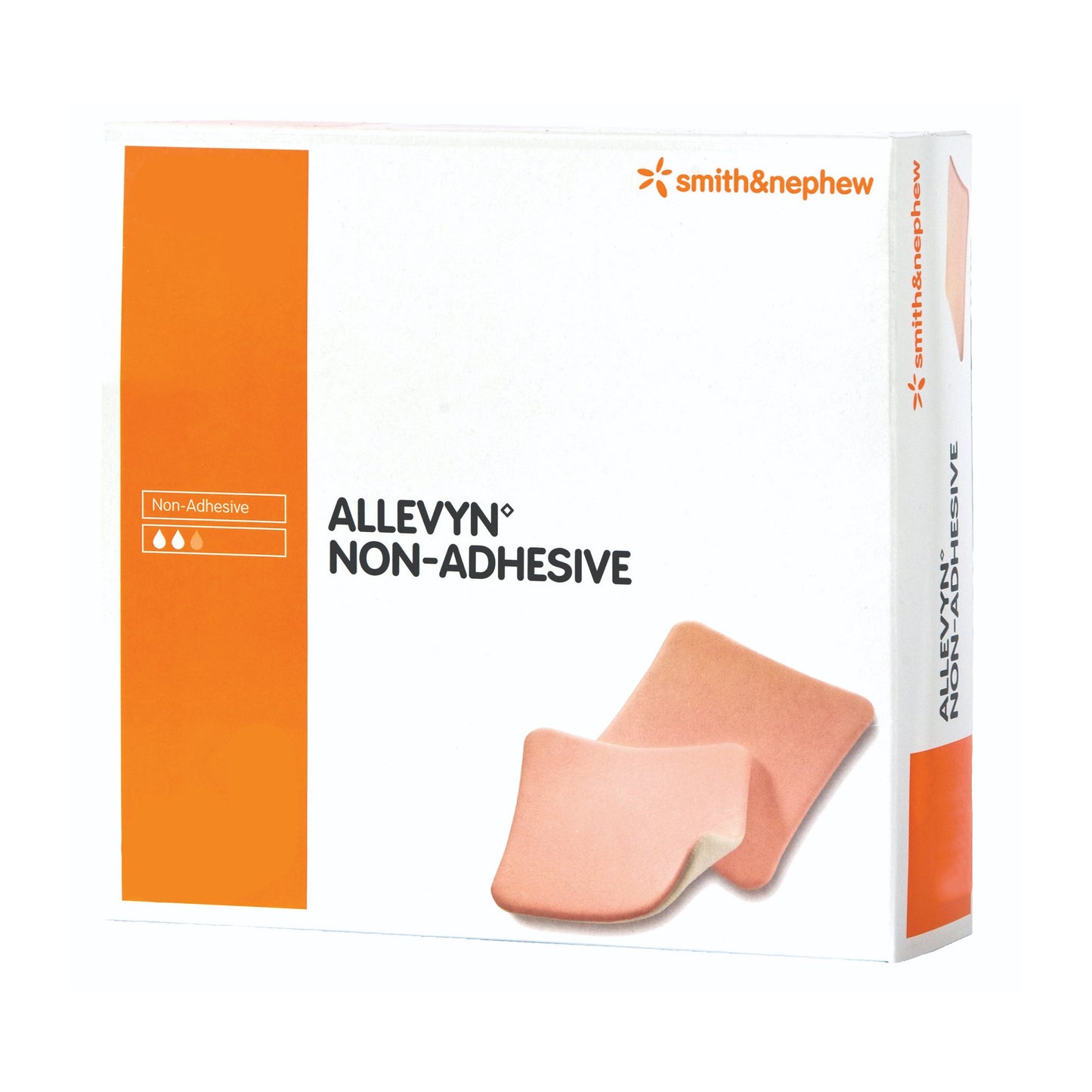 Allevyn Non-Adhesive without Border Foam Dressing, 6 x 6 Inch 66000093