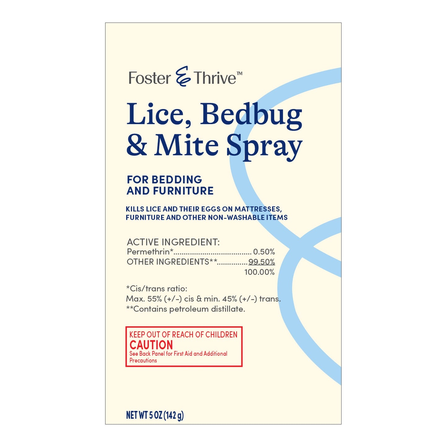 Foster & Thrive™ Lice, Bedbug, and Mite Furniture Spray, 5-ounce aerosol spray 01093995890