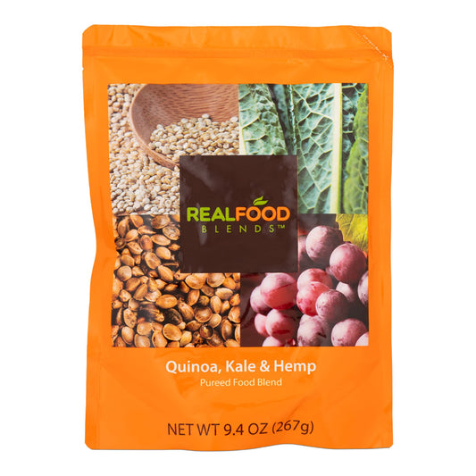 Nutricia North America Real Food Blends Quinoa, Kale & Hemp Tube Feeding Formula, 9.4 oz. Pouch 176992, 1 Each