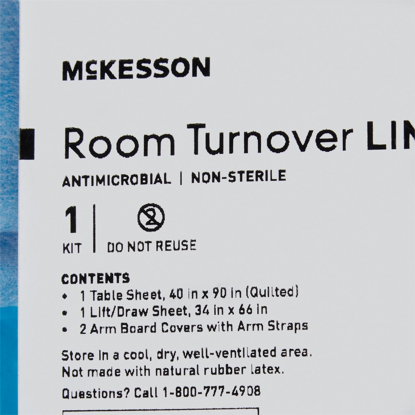McKesson Room Turnover Kit – Arm Board Covers, Table Sheet and Lift/Draw Sheet MK-07