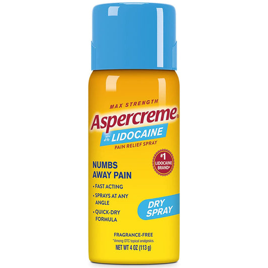 Aspercreme® Max Lidocaine 4% Topical Pain Relief 4 oz. Spray 04116705835