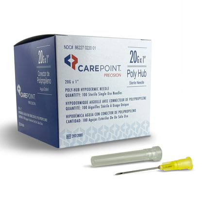 Carepoint™ Precision™ Hypodermic Needle 20 G 1-1/2" w/o Safety - 202-2001