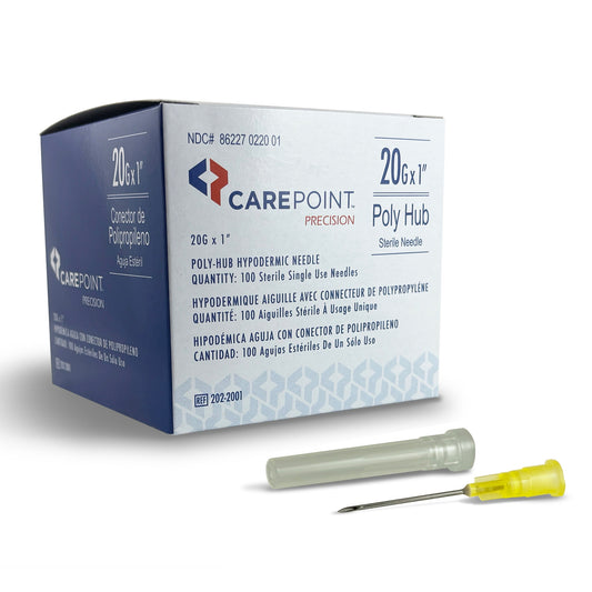 Carepoint™ Precision™ Hypodermic Needle 20 G 1-1/2" w/o Safety - 202-2001