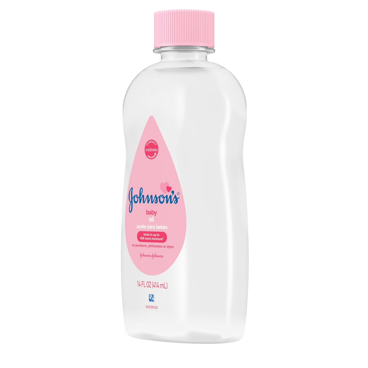 Johnson's® Baby Body Moisturizing Oil, Liquid Mineral Oil for Baby Massage, Original, 14 fl oz 100331400