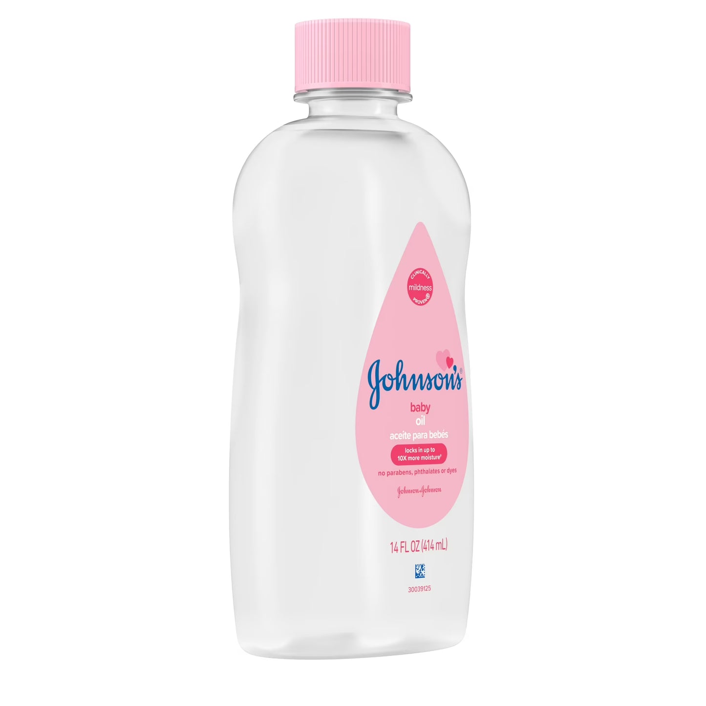 Johnson's® Baby Body Moisturizing Oil, Liquid Mineral Oil for Baby Massage, Original, 14 fl oz 100331400