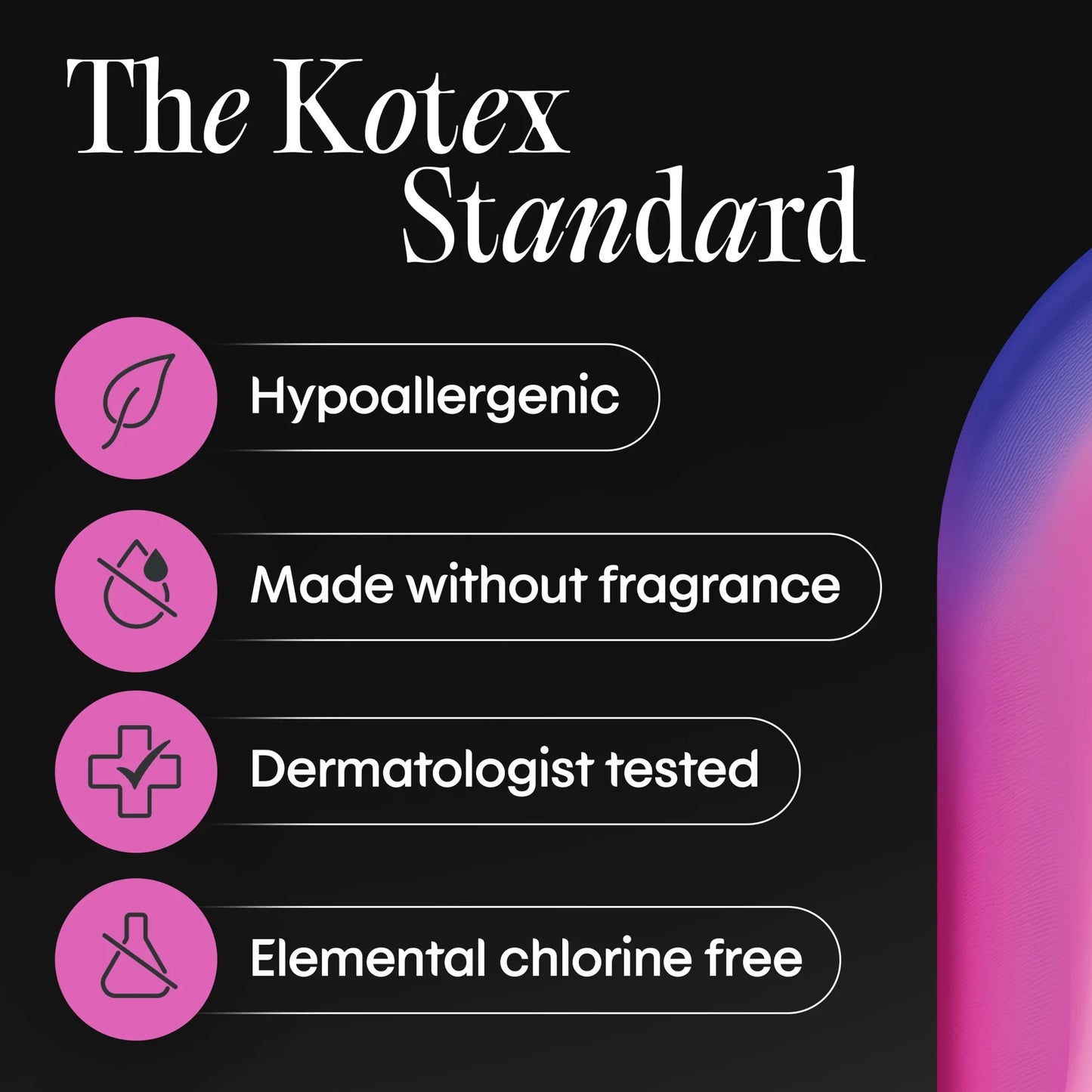 Kotex Ultra Thin Pads, Regular Absorbency - 58245