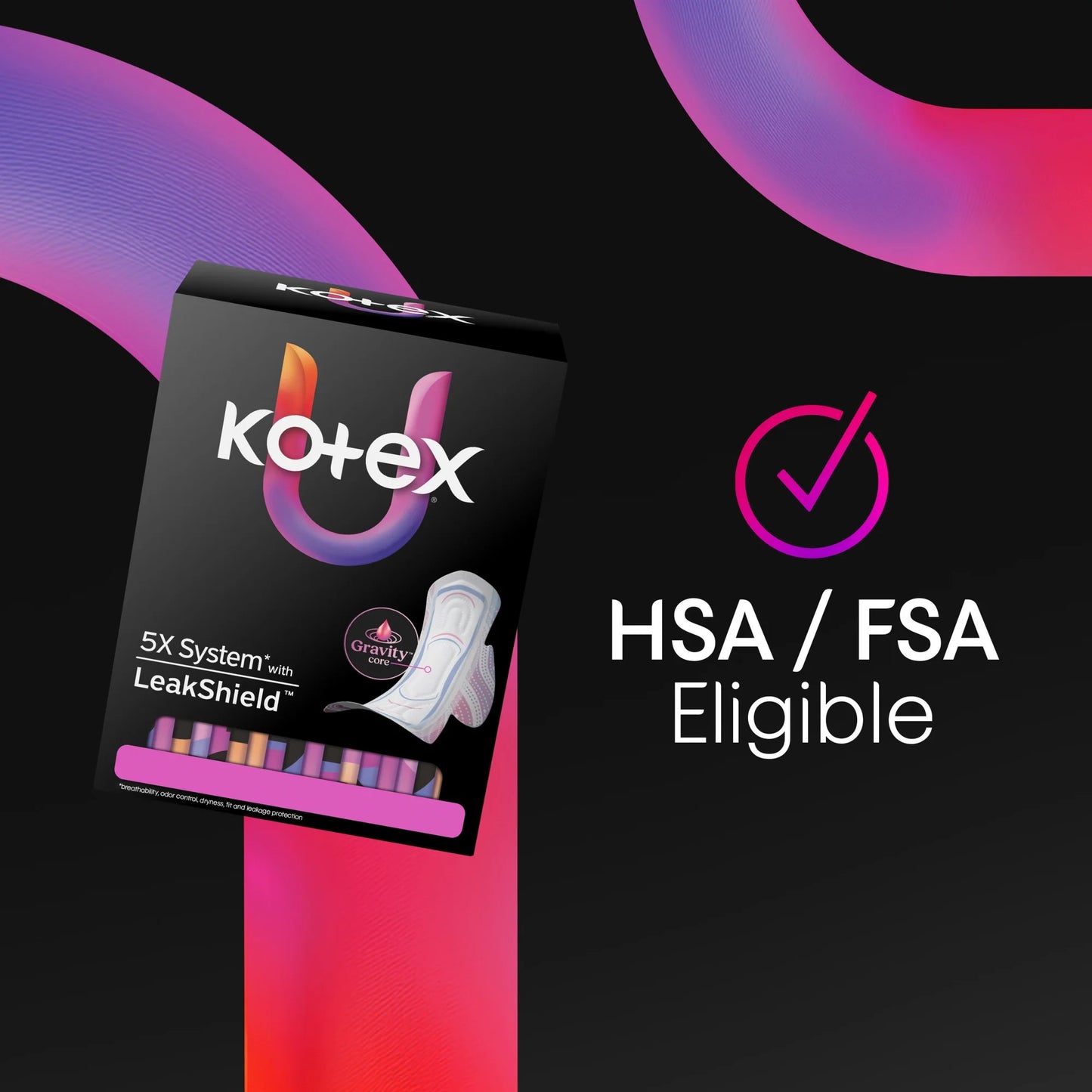Kotex Ultra Thin Pads, Regular Absorbency - 58245
