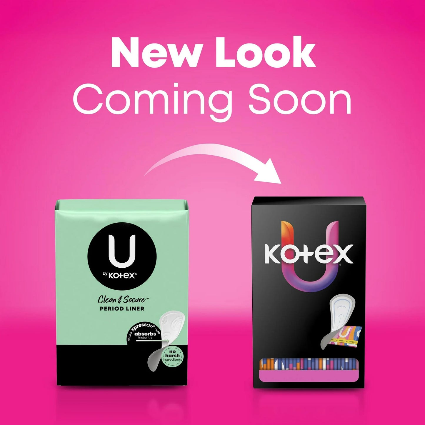Kotex® Absorbent Flat Liners, Light Absorbency, Extra Coverage, 76 Count - 58319