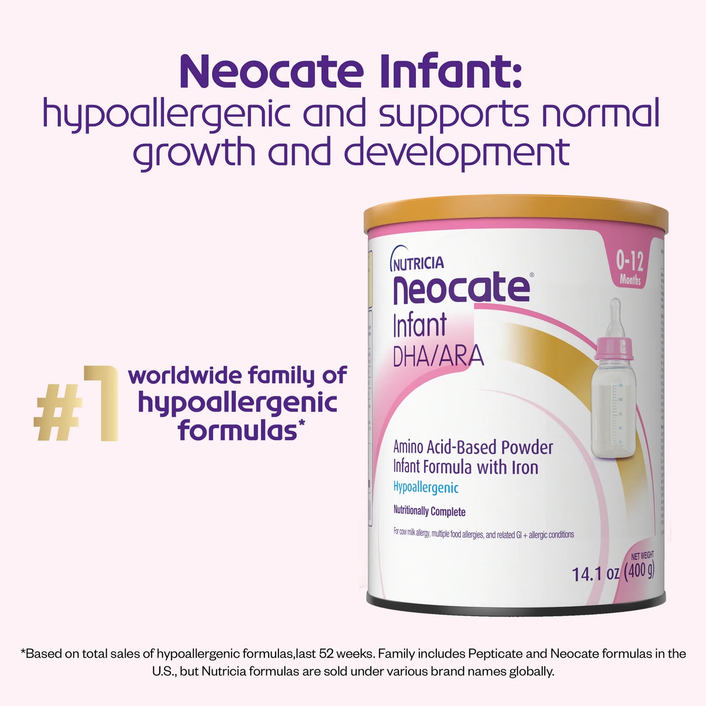 Neocate® Syneo Ready to Use Amino Acid–Based Infant Formula, 400-gram can 127049