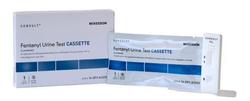 Drugs of Abuse Test Kit McKesson Consult™ Fentanyl 25 Tests CLIA Waived - 16-DFY-A102C