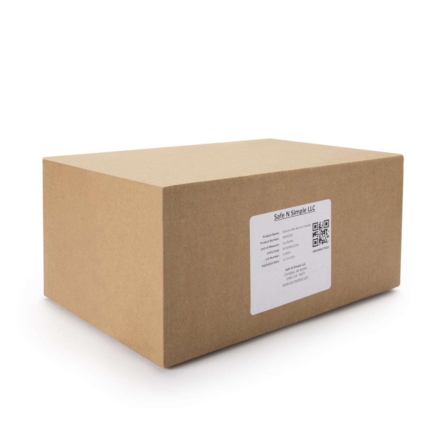 Ostomy Skin Barrier Powder Safe n Simple™ 1 oz. SNS92301