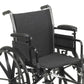 McKesson Manual Lightweight Wheelchair, 18 Inch Seat Width 146-K318ADDA-SF