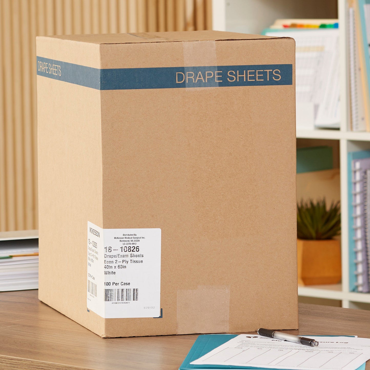 McKesson Nonsterile Physical Exam Drape, 40 x 60 Inch 18-10826