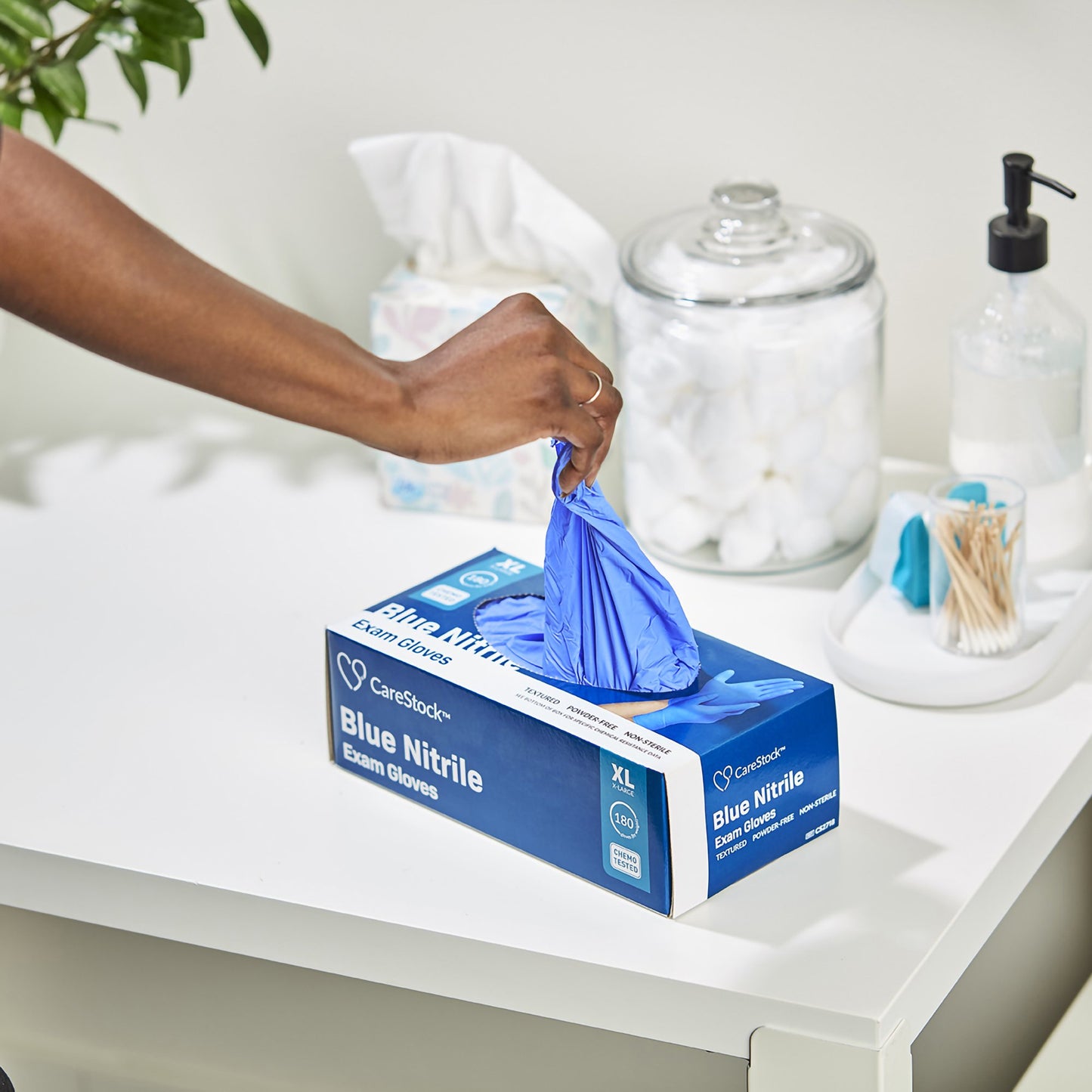 CareStock™ Nitrile Exam Glove, Extra Large, Blue CS2718