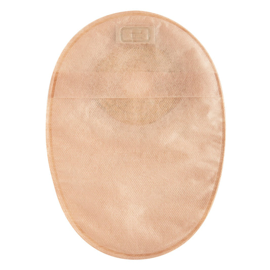 Ostomy Pouch Esteem®+ One-Piece System 8 Inch Length Flat, Pre-Cut 1-3/8 Inch Stoma Closed End - 421689