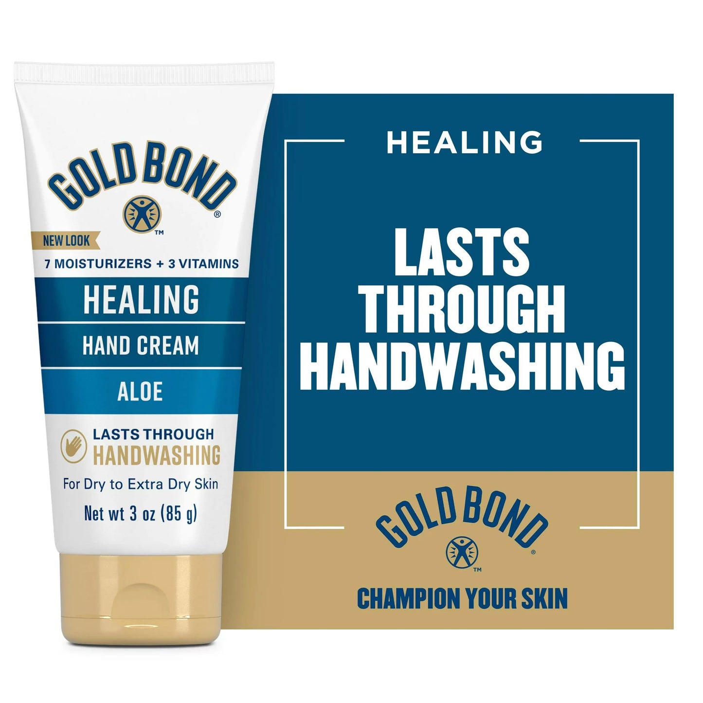 Hand Moisturizer Gold Bond® Healing 3 oz. Tube Scented Cream 04116705510