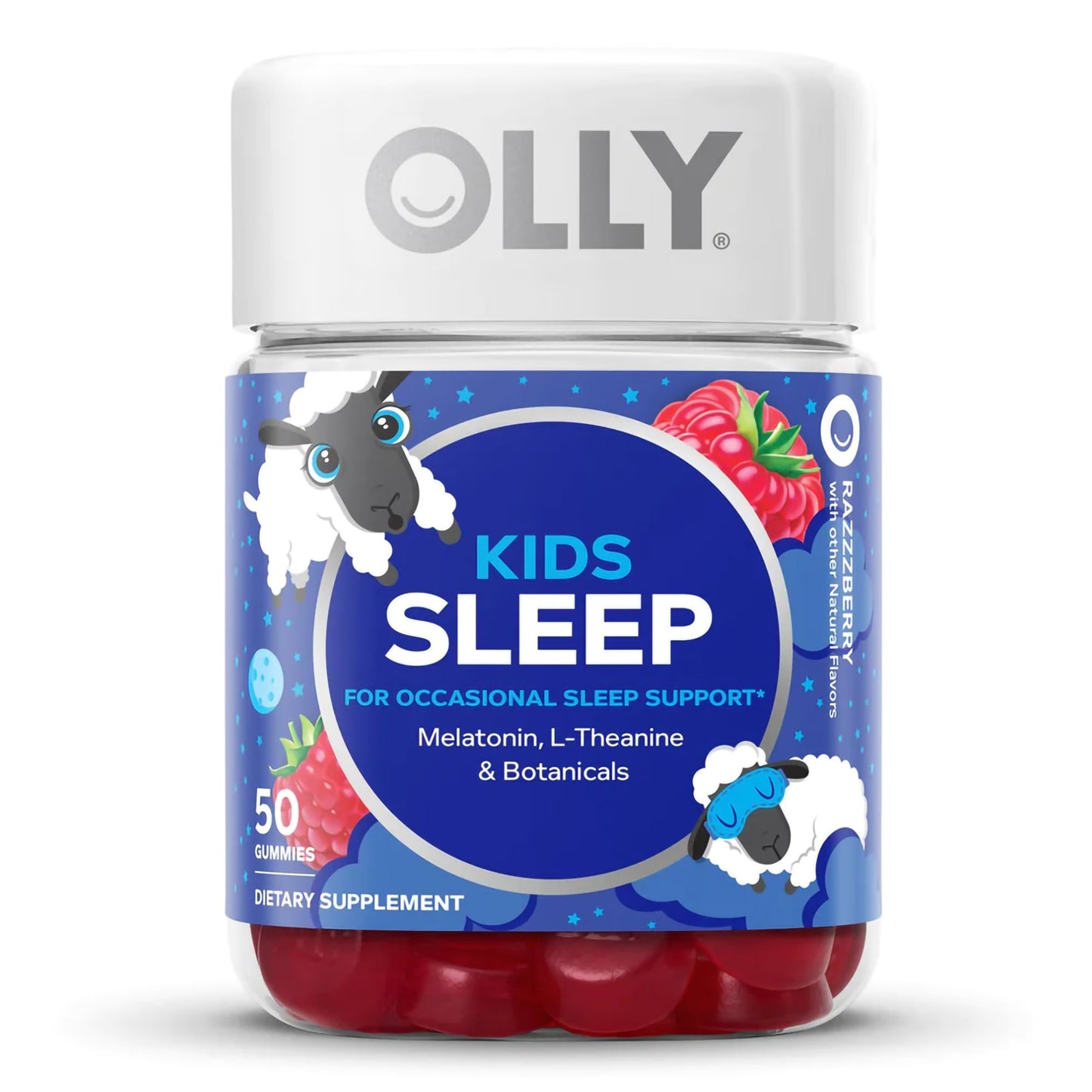 OLLY Public Benefit Corp Olly Kids Sleep Gummies, Razzzberry 85000446206, BT