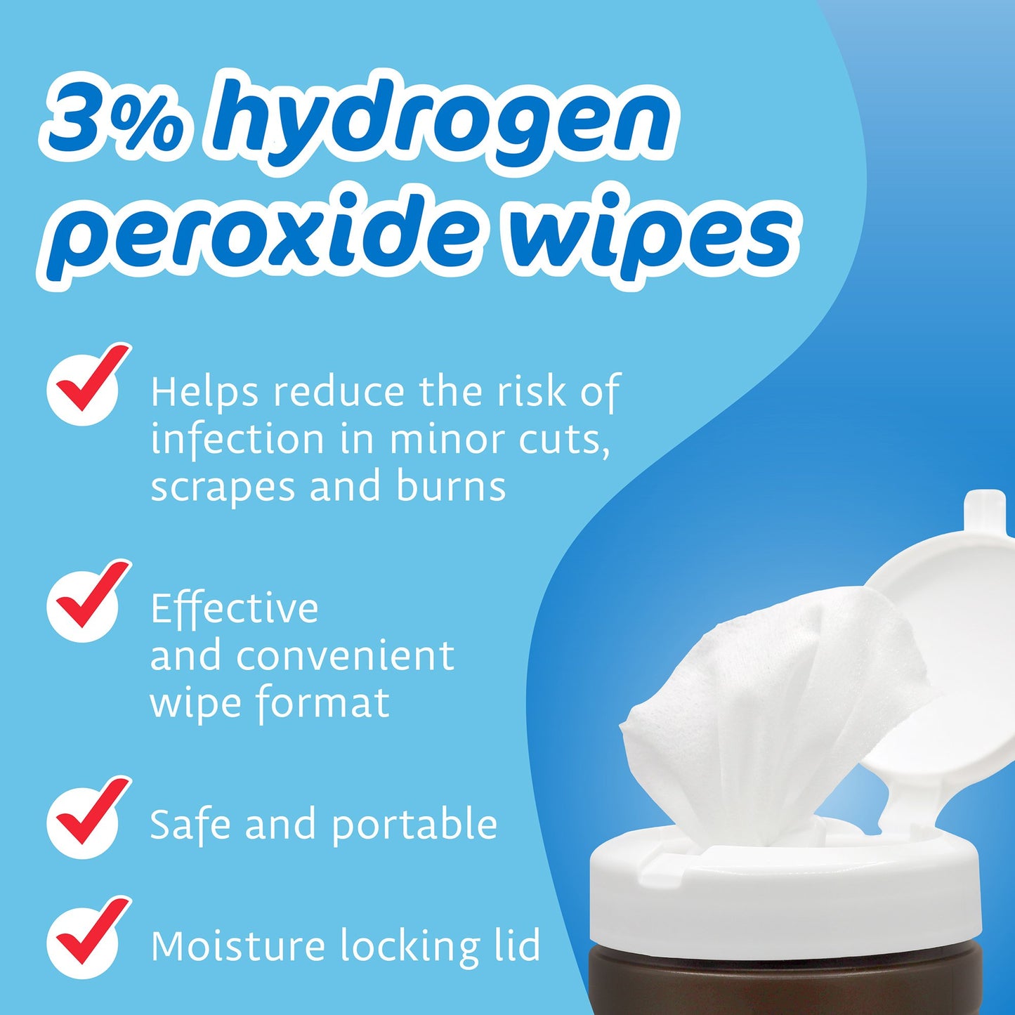 Pharma-C-Wipes® Hydrogen Peroxide Antiseptic 63-13271