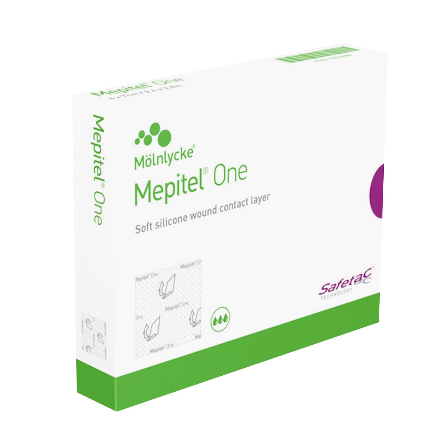 Mepitel® One Silicone Dressing, 4 x 7 inch 289500