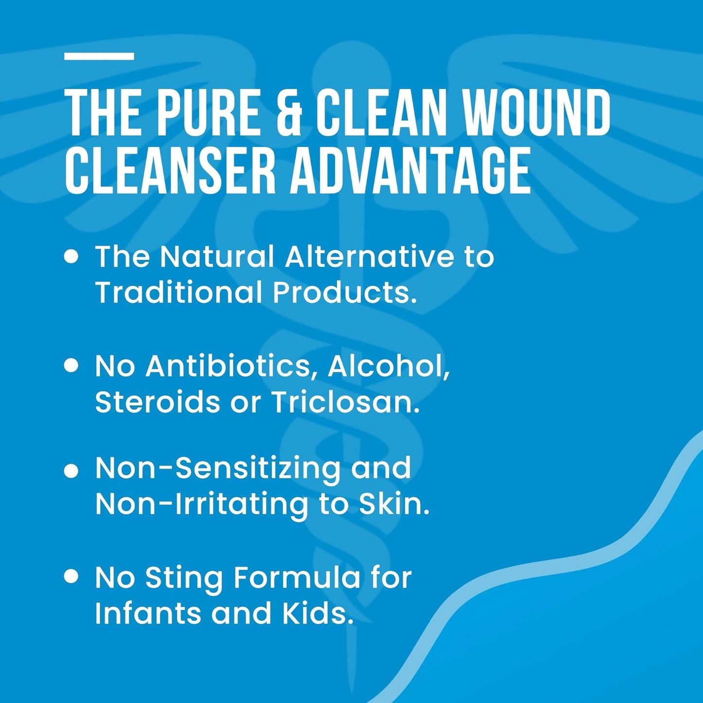 Pure & Clean Wound Cleanser, 8-ounce pump bottle 852421007027