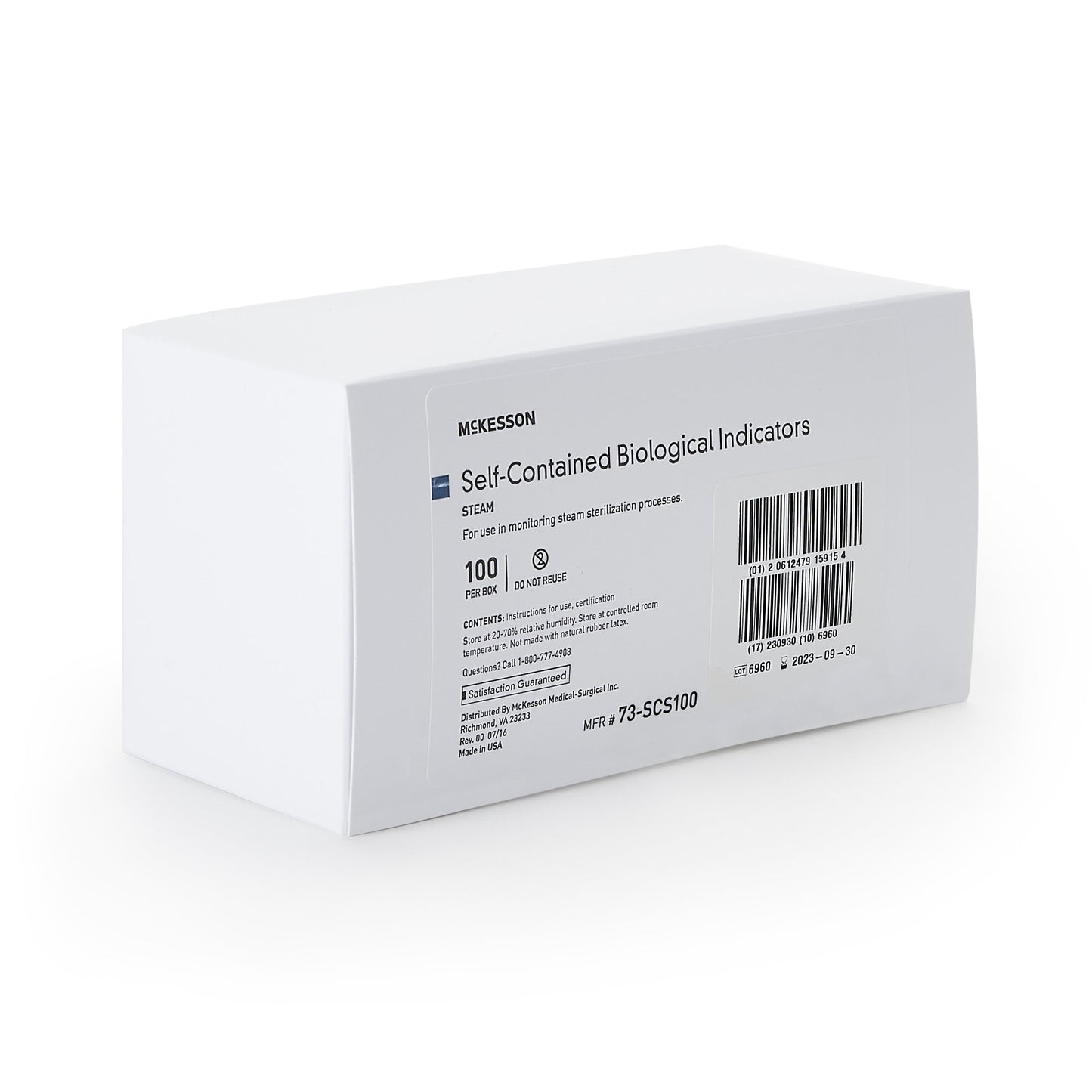 McKesson Sterilization Biological Indicator Vial 73-SCS100