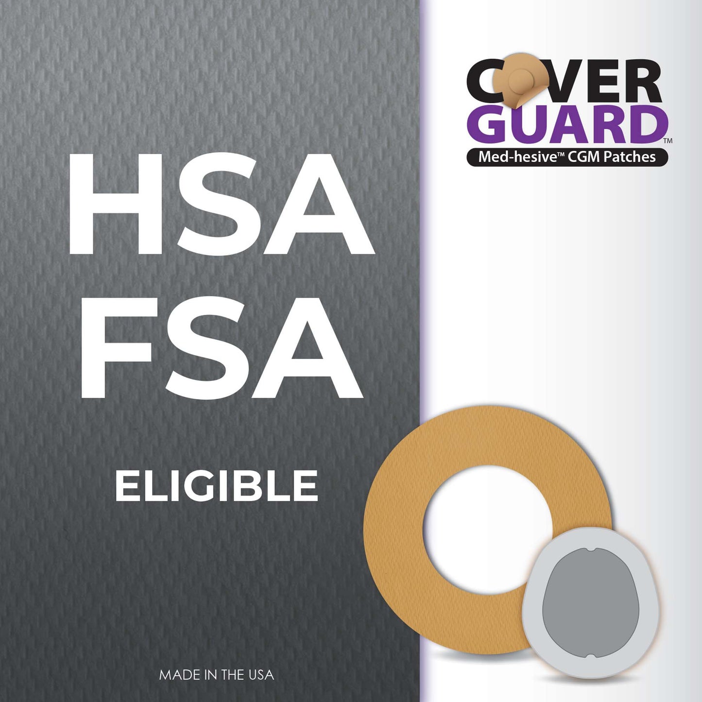 Sensor Overpatch CoverGuard Tan For Dexcom G7 Sensor 101-200T