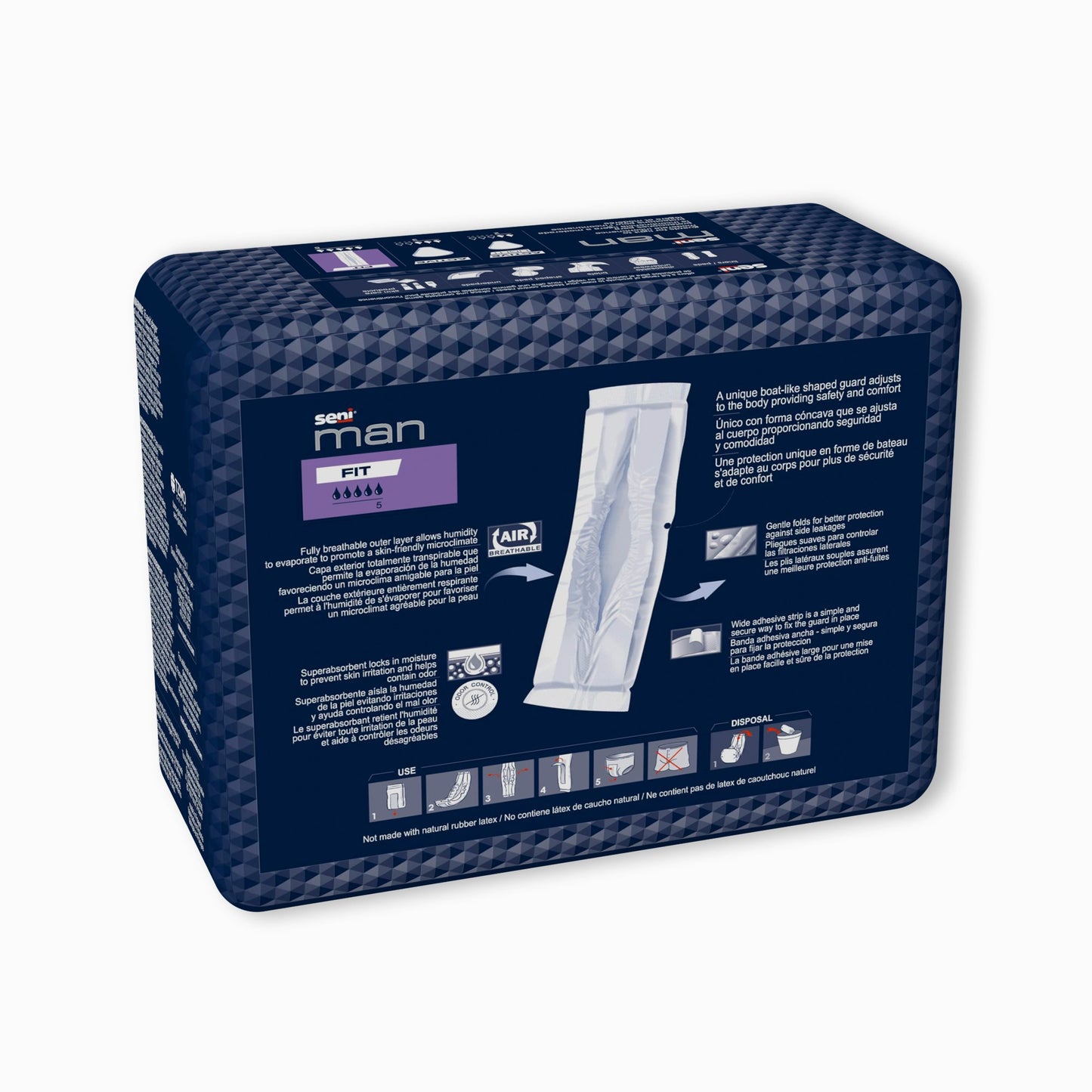 Seni® Man Fit Bladder Control Guards S-FT10-US1