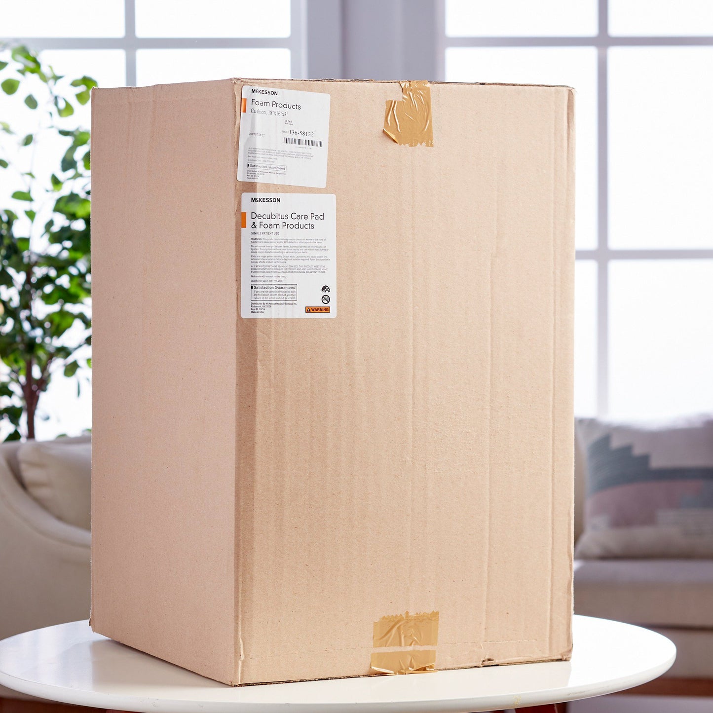 McKesson Seat Cushion, 18 W X 16 D X 3 H Inch 136-58132