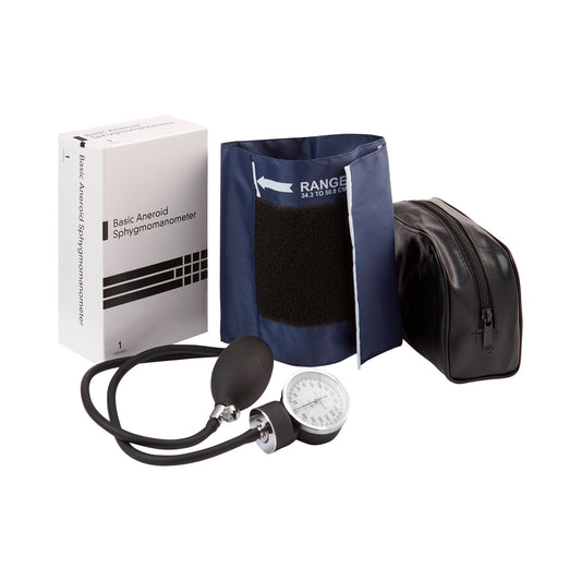 Aneroid Sphygmomanometer Unit BASIC Large Adult Cuff Nylon Cuff 34 - 50 cm Pocket Aneroid - 01-776XMCE