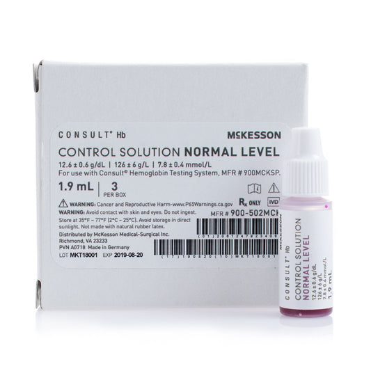 Control Consult™ Hb Hemoglobin Normal Level 3 X 1.9 mL - 900-502MCK