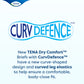 Incontinence Brief TENA Dry Comfort™ Adult Medium Unisex Disposable Moderate Absorbency 67420