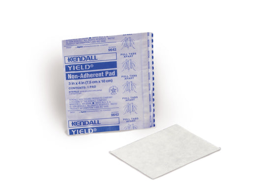 Cardinal Dermacea Non-Adherent Dressing, 3 x 4 Inch 9642-, Box of 100