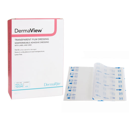 DermaView™ Transparent Film Dressing, 4 x 5 Inch 00251E