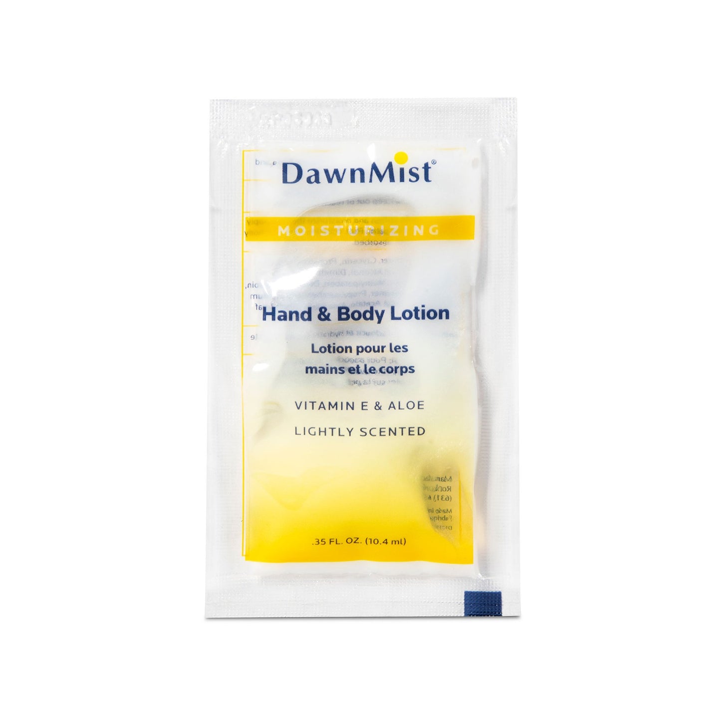 Hand and Body Moisturizer DawnMist® 0.35 oz. Individual Packet Scented Lotion - PH10