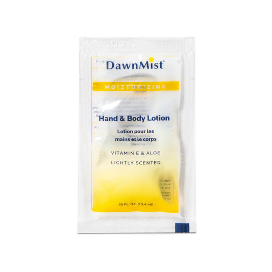 Hand and Body Moisturizer DawnMist® 0.35 oz. Individual Packet Scented Lotion - PH10