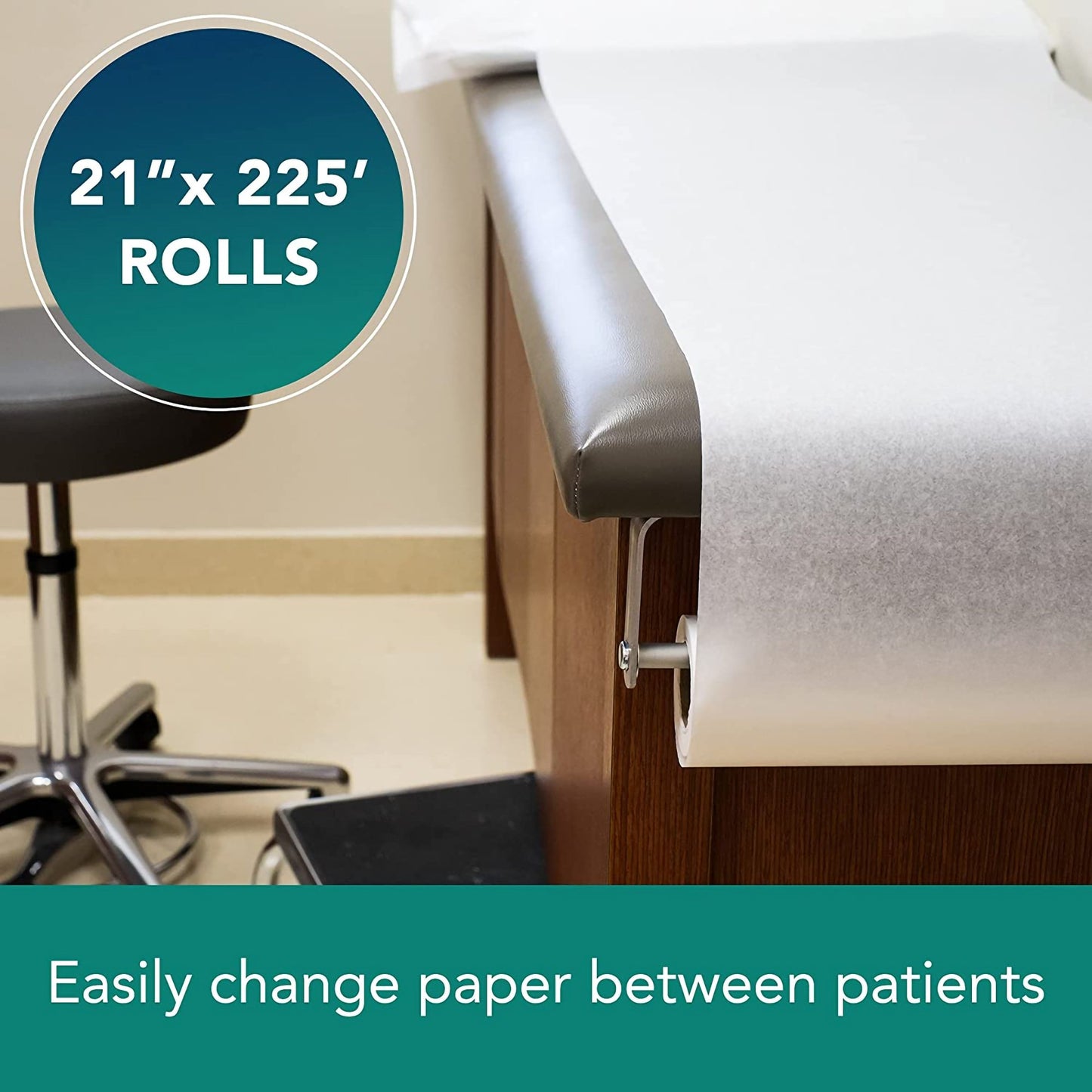 Tidi® Everyday Smooth Table Paper, 21 Inch x 225 Foot, White 980914