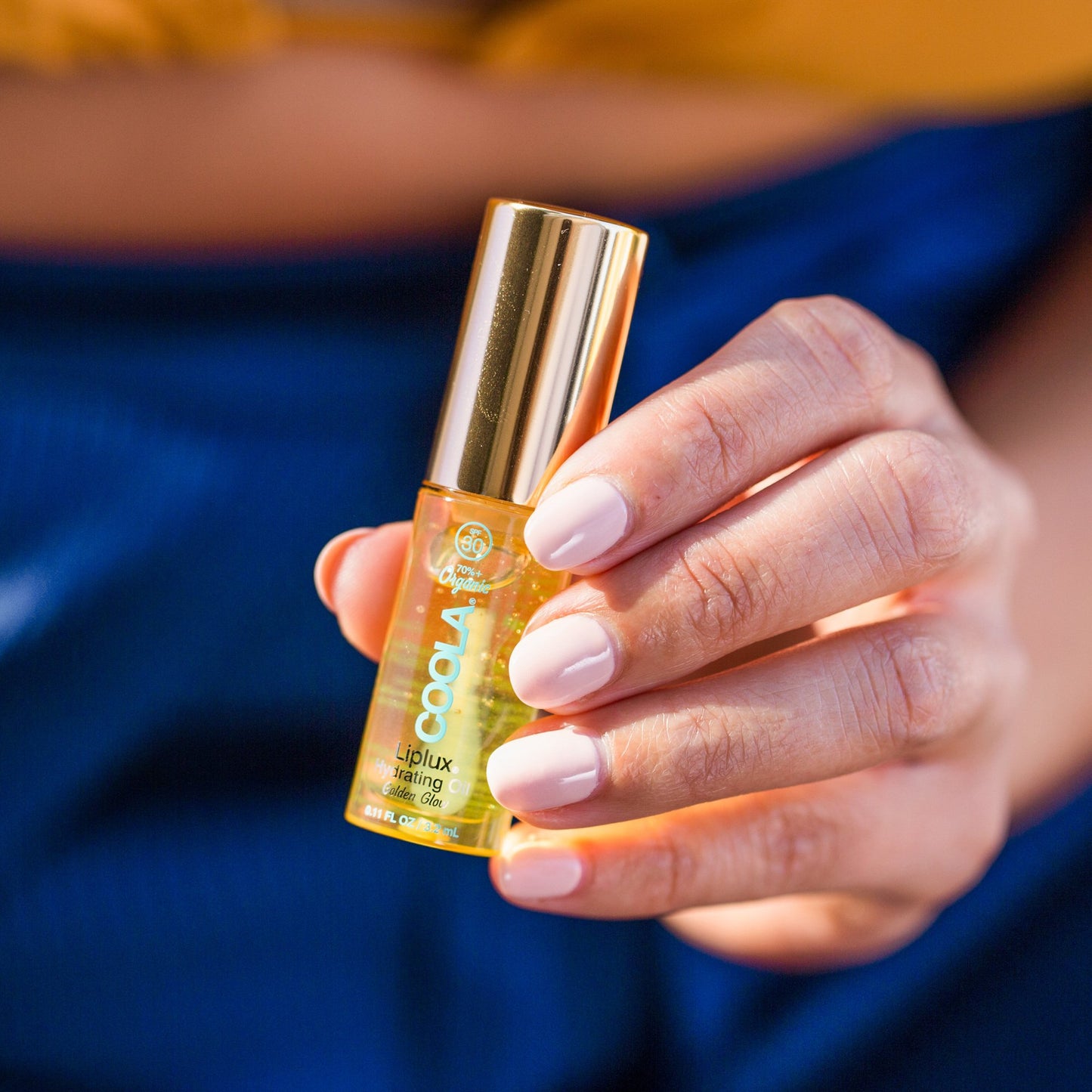 Classic Liplux® Organic Hydrating Lip Oil Sunscreen SPF 30, Golden Glow CL10427