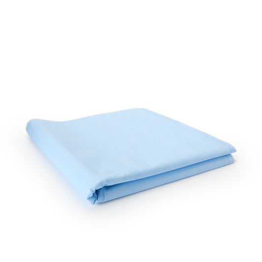 QUICK CHECK* H200 Sterilization Wrap White / Blue 36 X 36 Inch Dual Layer SMS Polypropylene Steam / EO Gas / Hydrogen Peroxide - 34185
