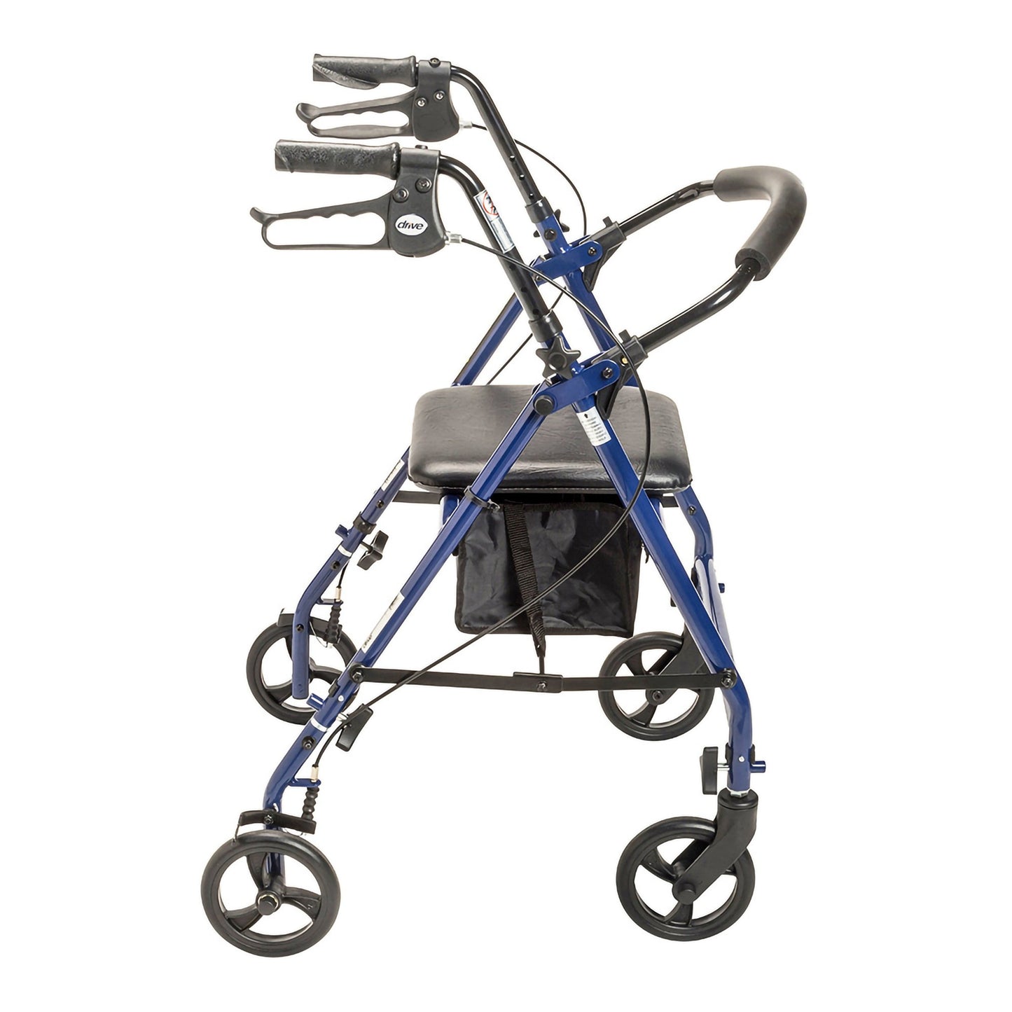 drive™ Steel Rollator with 6 Inch Wheels, Blue R800KD-BL