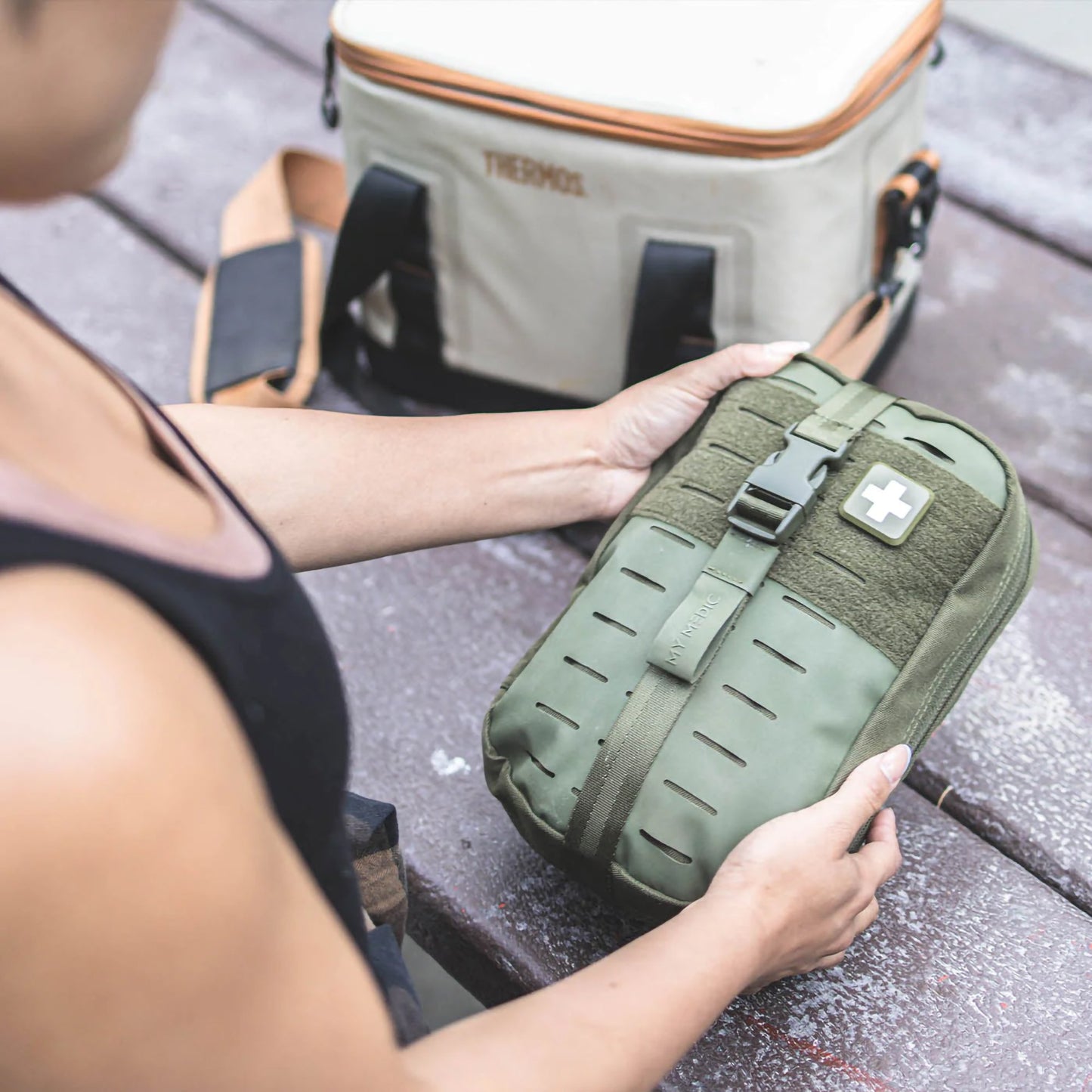 FIrst Aid Kit My Medic™ MYFAK Standard Gray Nylon Bag MM-KIT-U-MED-GRY-STN-V2