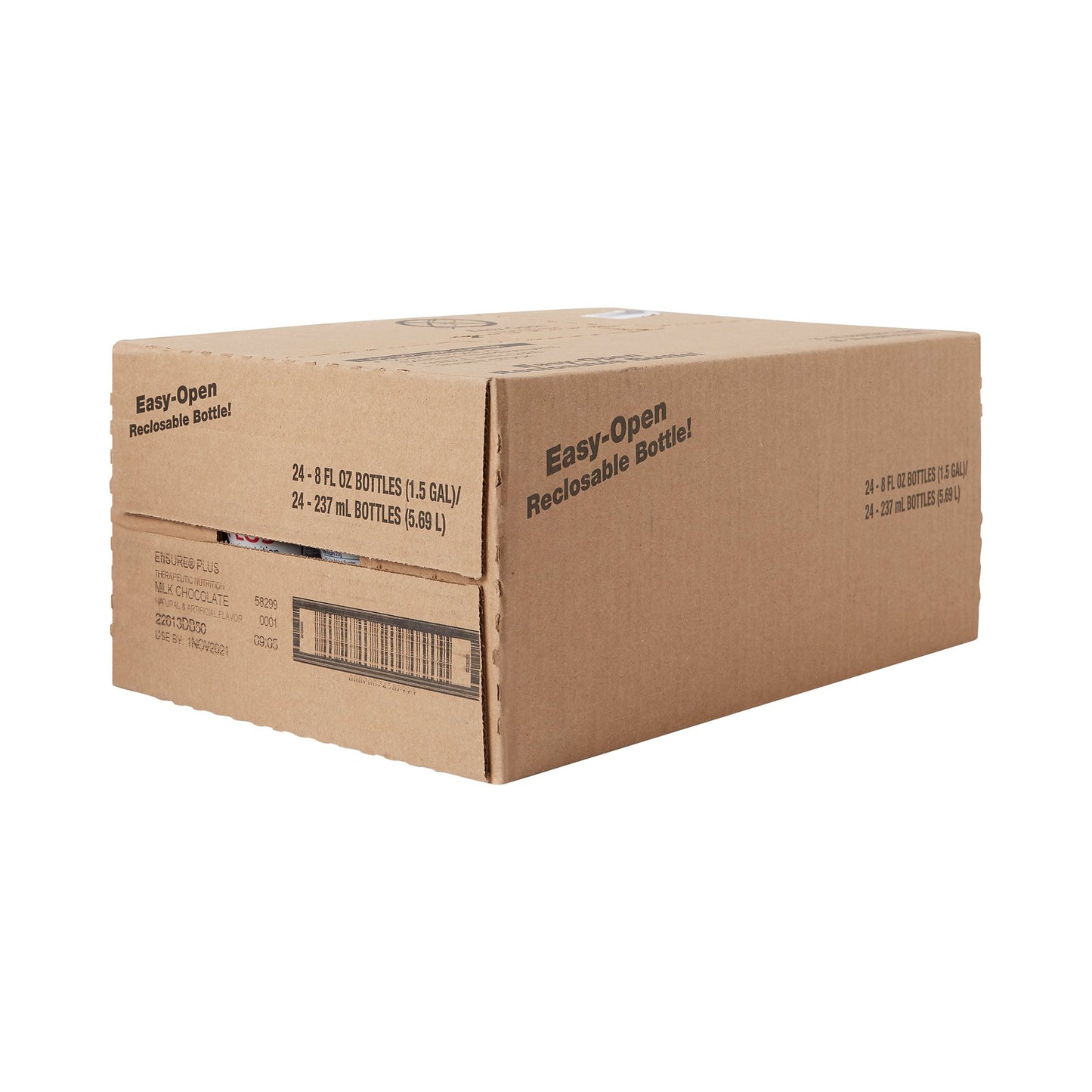 Ensure® Plus Therapeutic Nutrition, Chocolate, 8-ounce bottle 58299