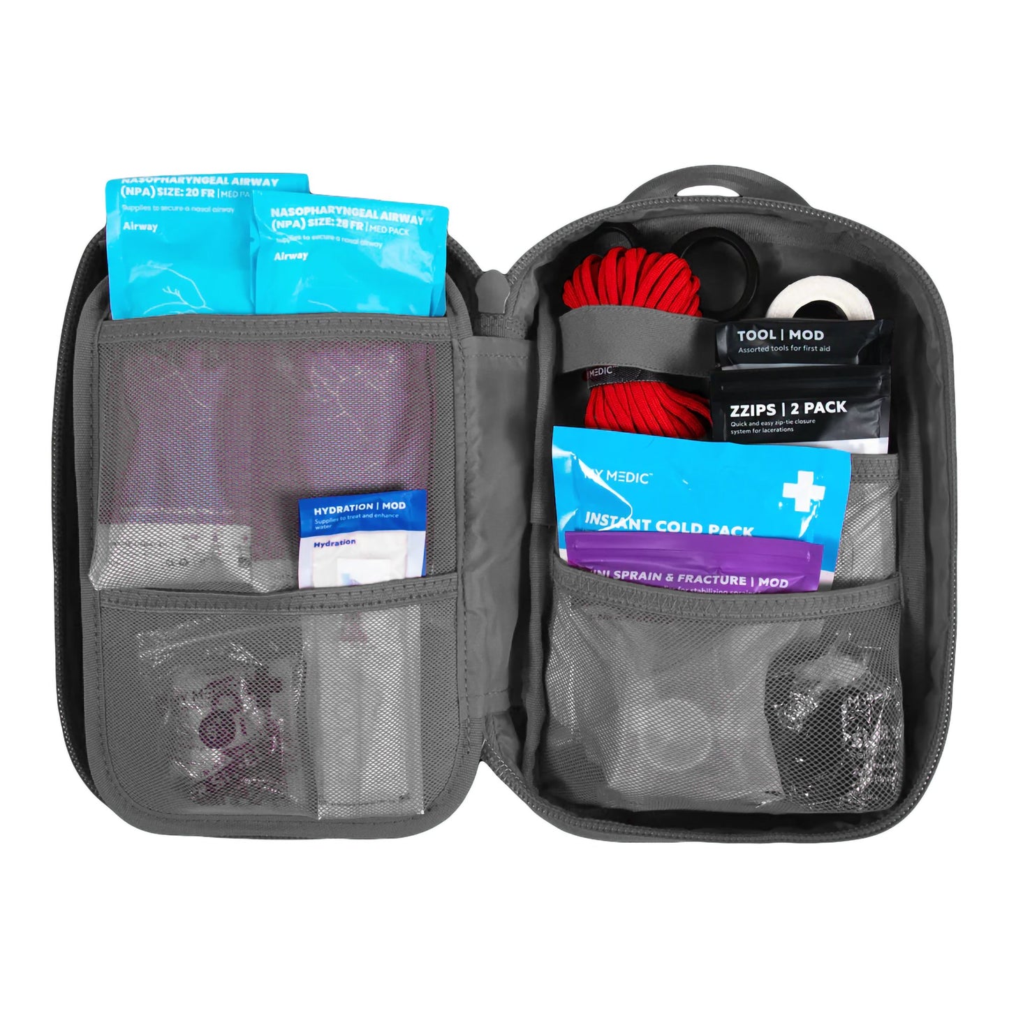 FIrst Aid Kit My Medic™ MYFAK Standard Gray Nylon Bag MM-KIT-U-MED-GRY-STN-V2