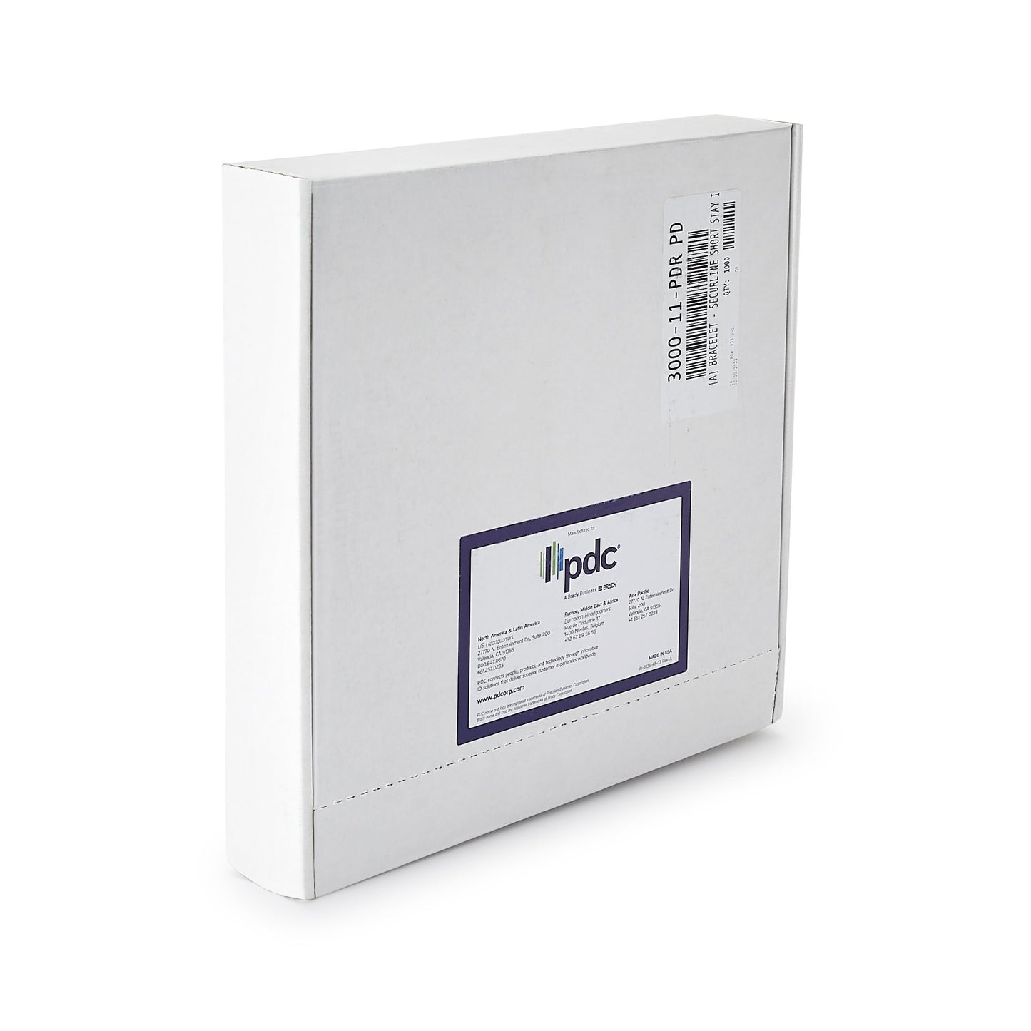 ShortStay® Identification Band, 12 – 13 Inch, White 3000-11-PDR