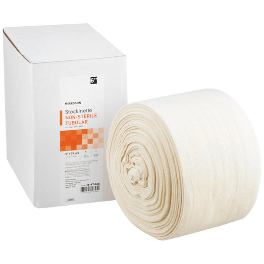 Stockinette Tubular McKesson 6 Inch X 25 Yard Cotton NonSterile - 16-4T-625