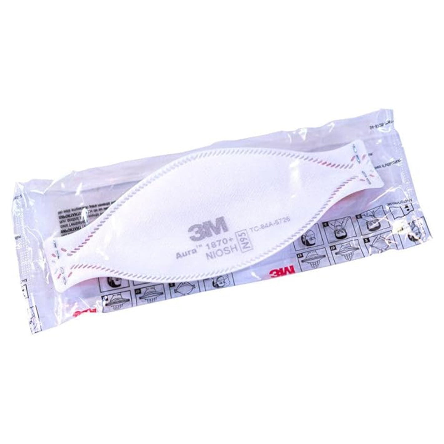 3M 3M Aura N95 Particulate Respirator and Surgical Mask 1870+, Case of 240