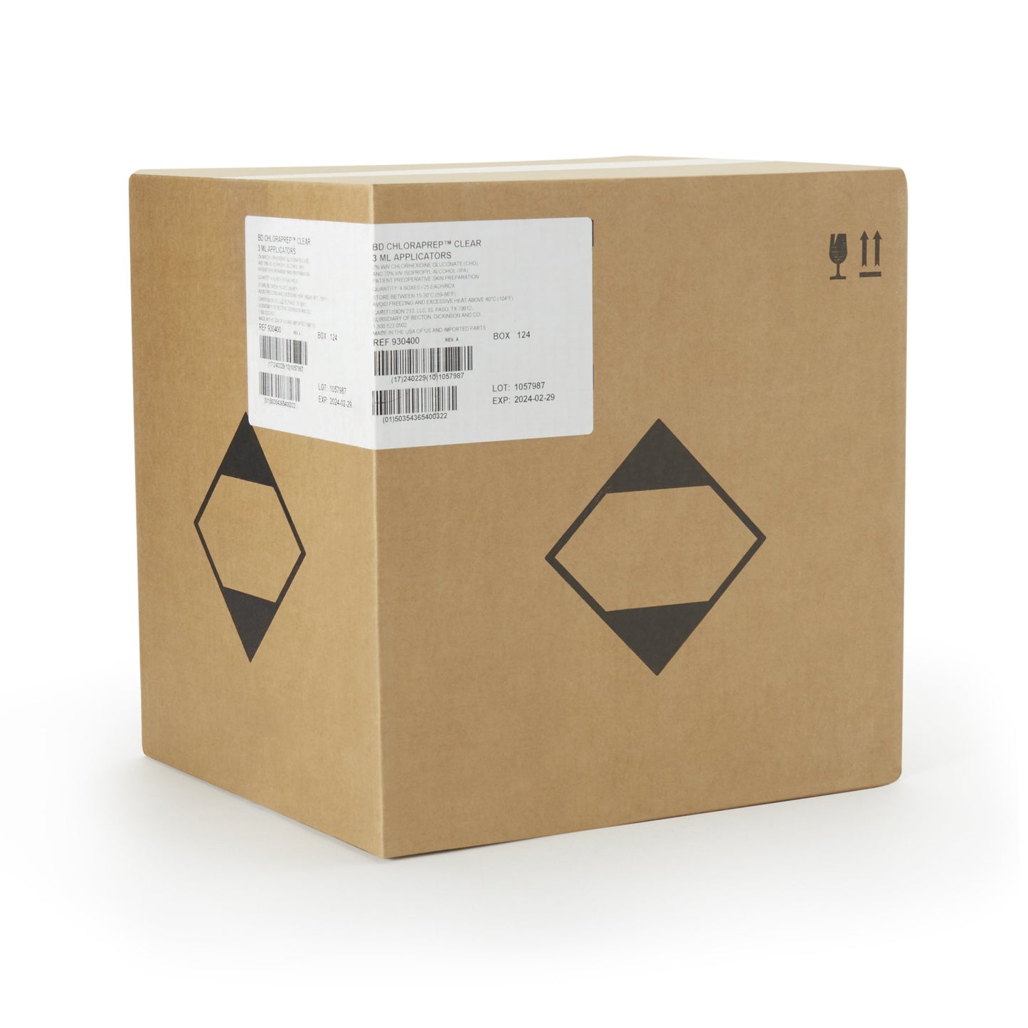 Skin Prep Solution ChloraPrep™ Clear 3 mL Foam Applicator 2% / 70% Strength CHG (Chlorhexidine Gluconate) / Isopropyl Alcohol Sterile 930400