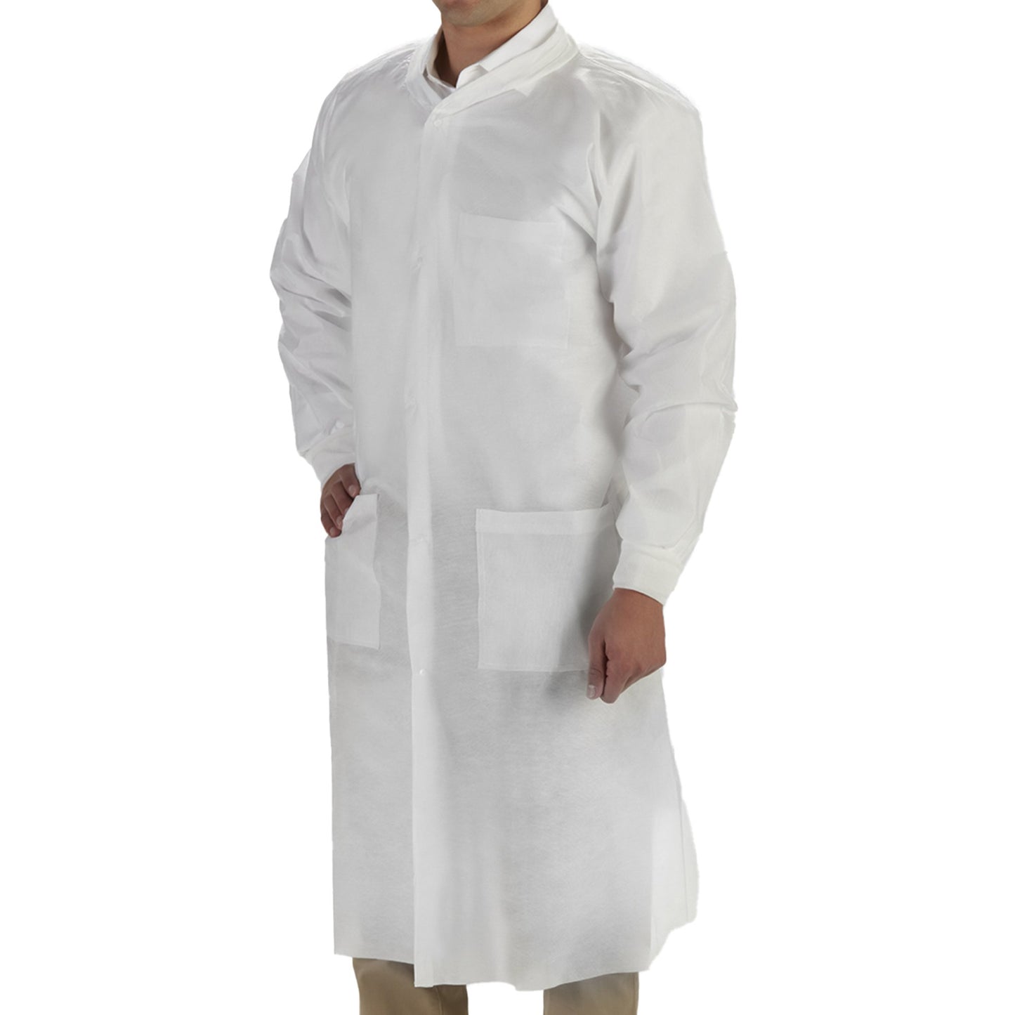 Graham Medical Products LabMates Lab Coat, X-Large, White 85175, Bag of 10