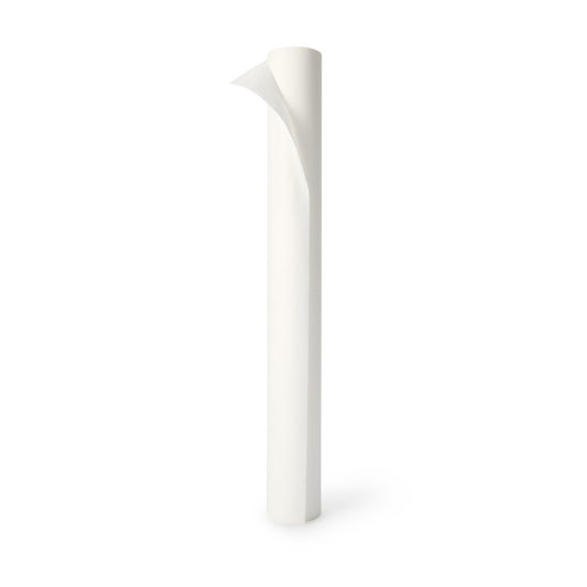 Table Paper McKesson 24 Inch Width 125 Foot Length White Crepe - 143-70007N
